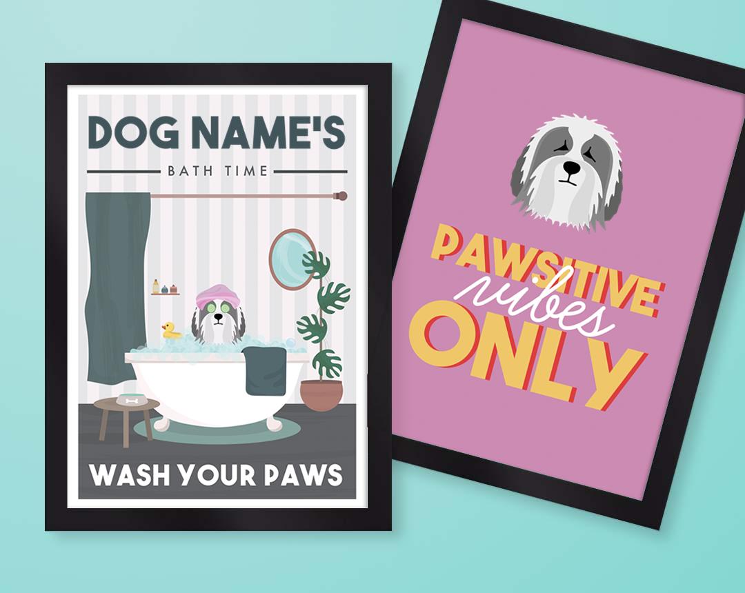 Personalized Dog Wall Art