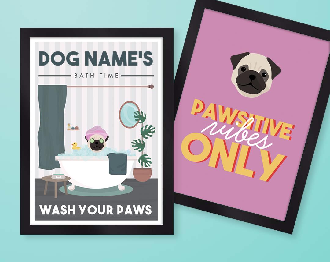 Personalized Dog Wall Art