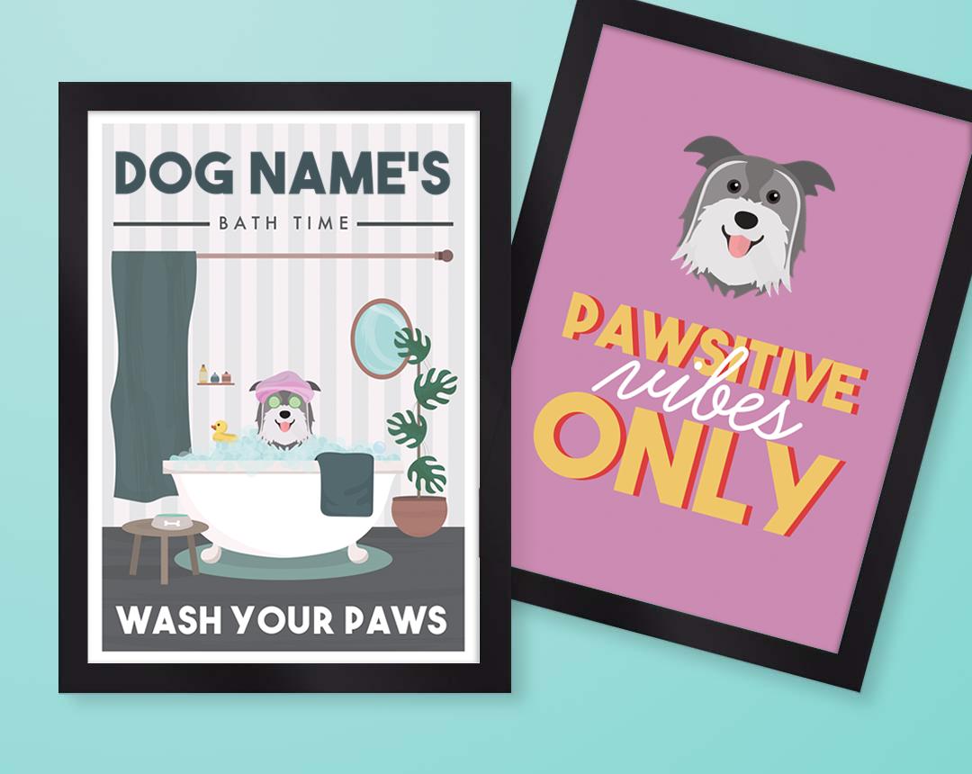 Personalized Dog Wall Art