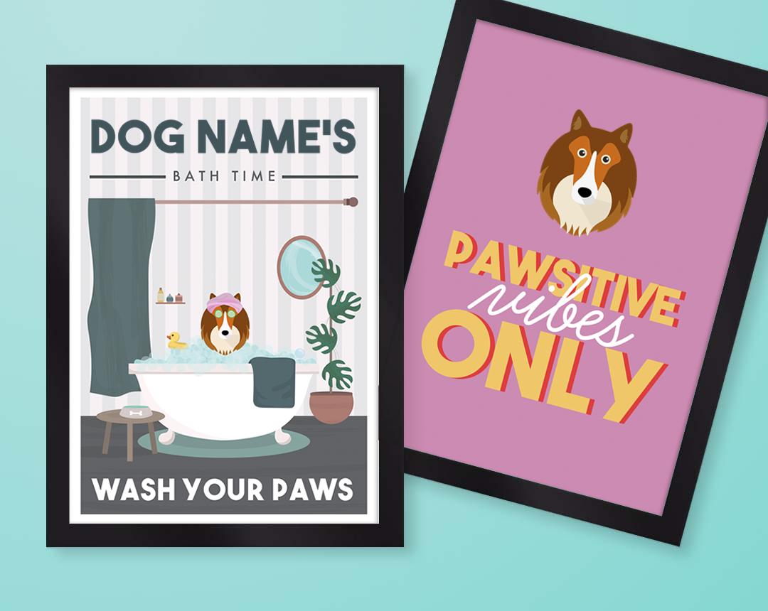 Personalized Dog Wall Art