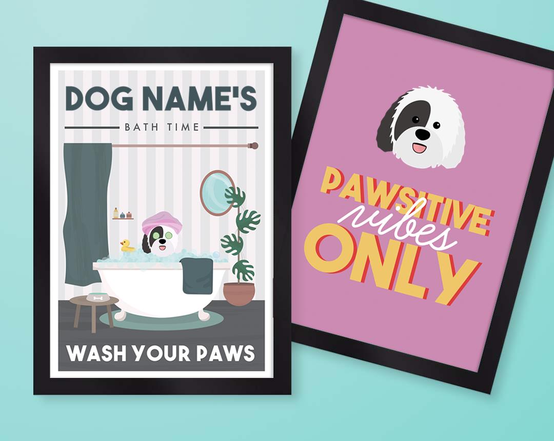 Personalized Dog Wall Art