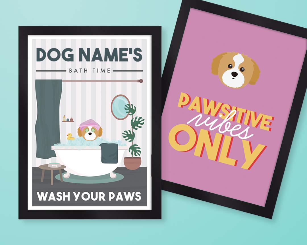 Personalized Dog Wall Art