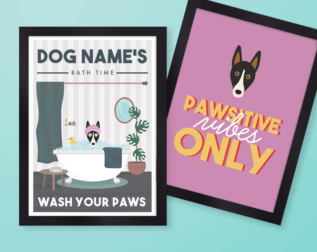 Personalized Dog Wall Art