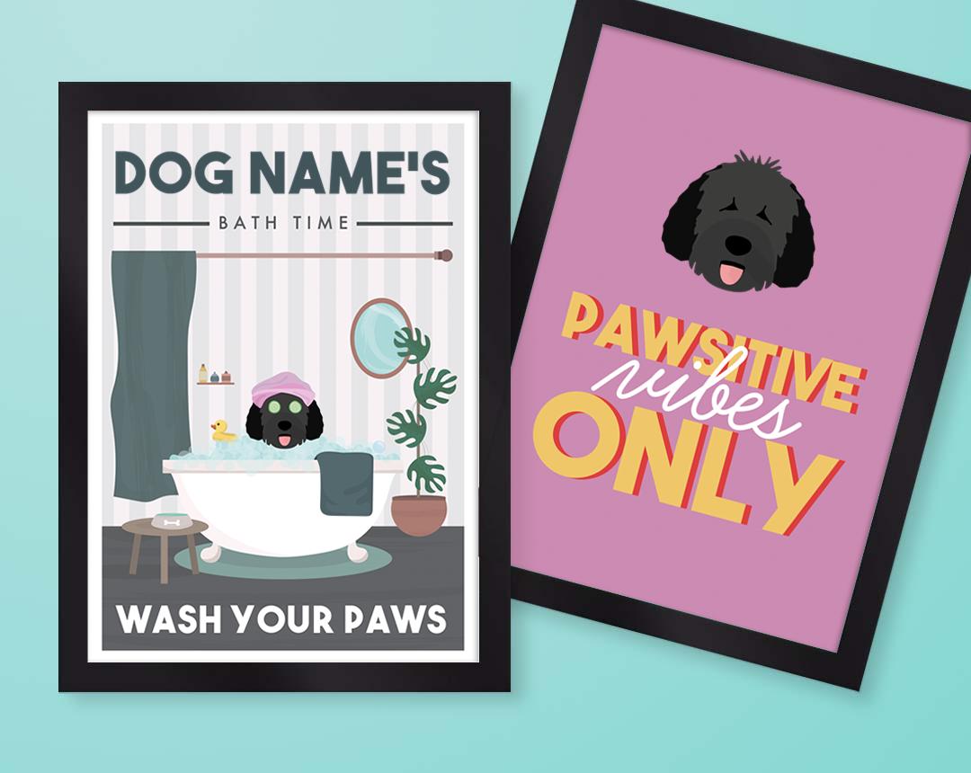 Personalized Dog Wall Art