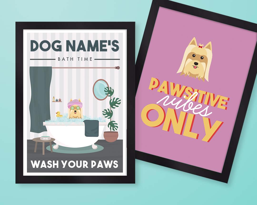 Personalized Dog Wall Art